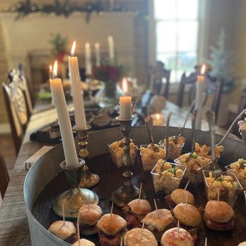 The Southern Table - a tray of mini sandwiches and candles - Southern Near Me - Athens, Alabama The Southern Table - a tray of mini sandwiches and candles - Southern Near Me - Athens, Alabama