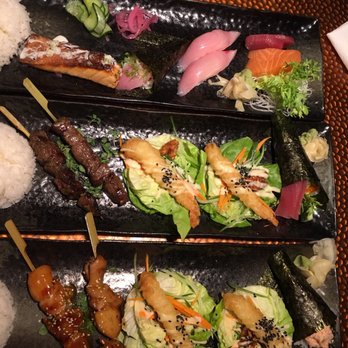 Sasa - Lunch sets a b and c from bottom up. - Japanese Near Me - Walnut Creek, California