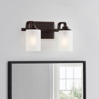 BidClover - Hampton Bay Hartford Lake 13.75 in. 2-Light Oil Rubbed Bronze Rustic Farmhouse Bathroom Vanity Light with Linen Glass Shades - Auction Houses Near Me - Charlotte, North Carolina BidClover - Hampton Bay Hartford Lake 13.75 in. 2-Light Oil Rubbed Bronze Rustic Farmhouse Bathroom Vanity Light with Linen Glass Shades - Auction Houses Near Me - Charlotte, North Carolina