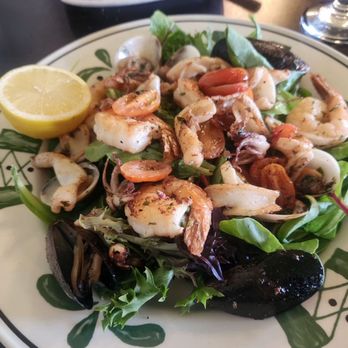 Vincenzo's Terrazza - Salad Di Mare, tossed with lemon oil and olive oil. - Italian Near Me - San Dimas, California