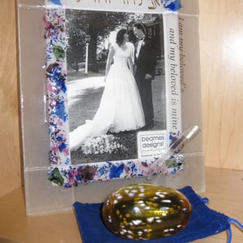 Peninsula Temple Beth El Judaica - wedding glass picture frame - Gift Shops Near Me - San Mateo, California