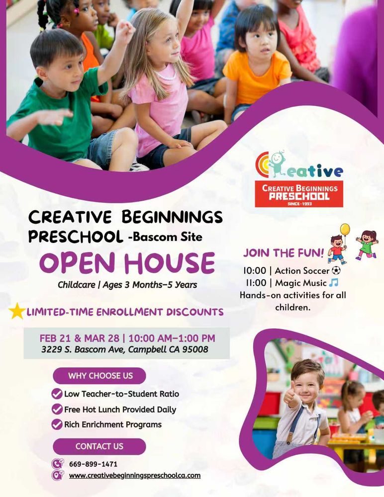 Creative Beginnings - childcare center in Campbell, CA