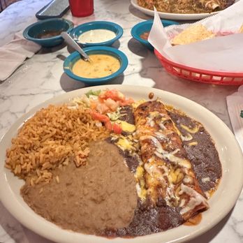 Chuy's - Tex-Mex enchilada plate; it was ok - Mexican Near Me - Houston, Texas Chuy's - Tex-Mex enchilada plate; it was ok - Mexican Near Me - Houston, Texas