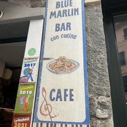 Blue Marlin Bar - Outside sign