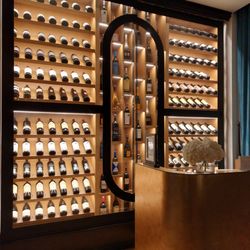 Bösendorfer Lounge - Wonderful selection of wine, and wow, what a way to show it off