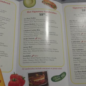 Severin Liquor Deli & Wine Cellar - Menu 1 - Delis Near Me - La Mesa, California