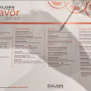 Colors Bistro - a menu for the city - American Near Me - Calgary, Alberta Colors Bistro - a menu for the city - American Near Me - Calgary, Alberta