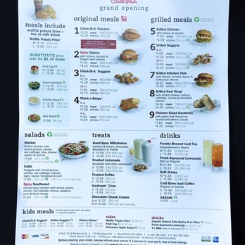 Chick-fil-A - The menu - Fast Food Near Me - Brookfield, Wisconsin