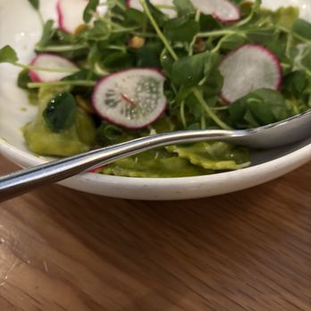 Wildseed - ENGLISH PEA RAVIOLI - Vegetarian Near Me - Palo Alto, California Wildseed - ENGLISH PEA RAVIOLI - Vegetarian Near Me - Palo Alto, California