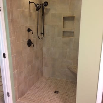 Cultured Creations - Ceramic tile shower. - General Contractors Near Me - Columbia, South Carolina