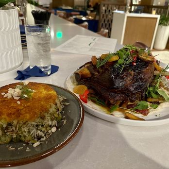 Joon - The rice that comes with the lamb shank is amazing - Persian/Iranian Near Me - Vienna, Virginia