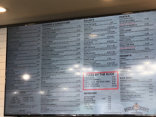 Menu photo 8 The Pizza Joint San Diego, CA Menu photo 8 The Pizza Joint San Diego, CA