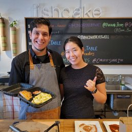 Chef Eddie Gallegos and his lovely wife, Ayaka.