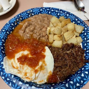 Maria's Cafe - Huevos rancheros with brisket - Mexican Near Me - San Antonio, Texas Maria's Cafe - Huevos rancheros with brisket - Mexican Near Me - San Antonio, Texas