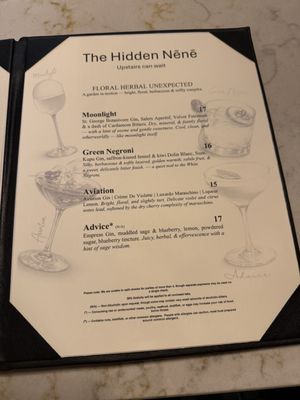 Menu photo 4 The Hidden Nene Hilo, HI Menu photo 4 The Hidden Nene Hilo, HI