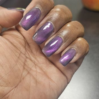 It’s Nailsdate - Iridescent/cat eye purple nails - Nail Salons Near Me - Scottsdale, Arizona It’s Nailsdate - Iridescent/cat eye purple nails - Nail Salons Near Me - Scottsdale, Arizona