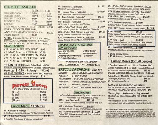 Menu photo 1 Belvedere East Windsor, CT
