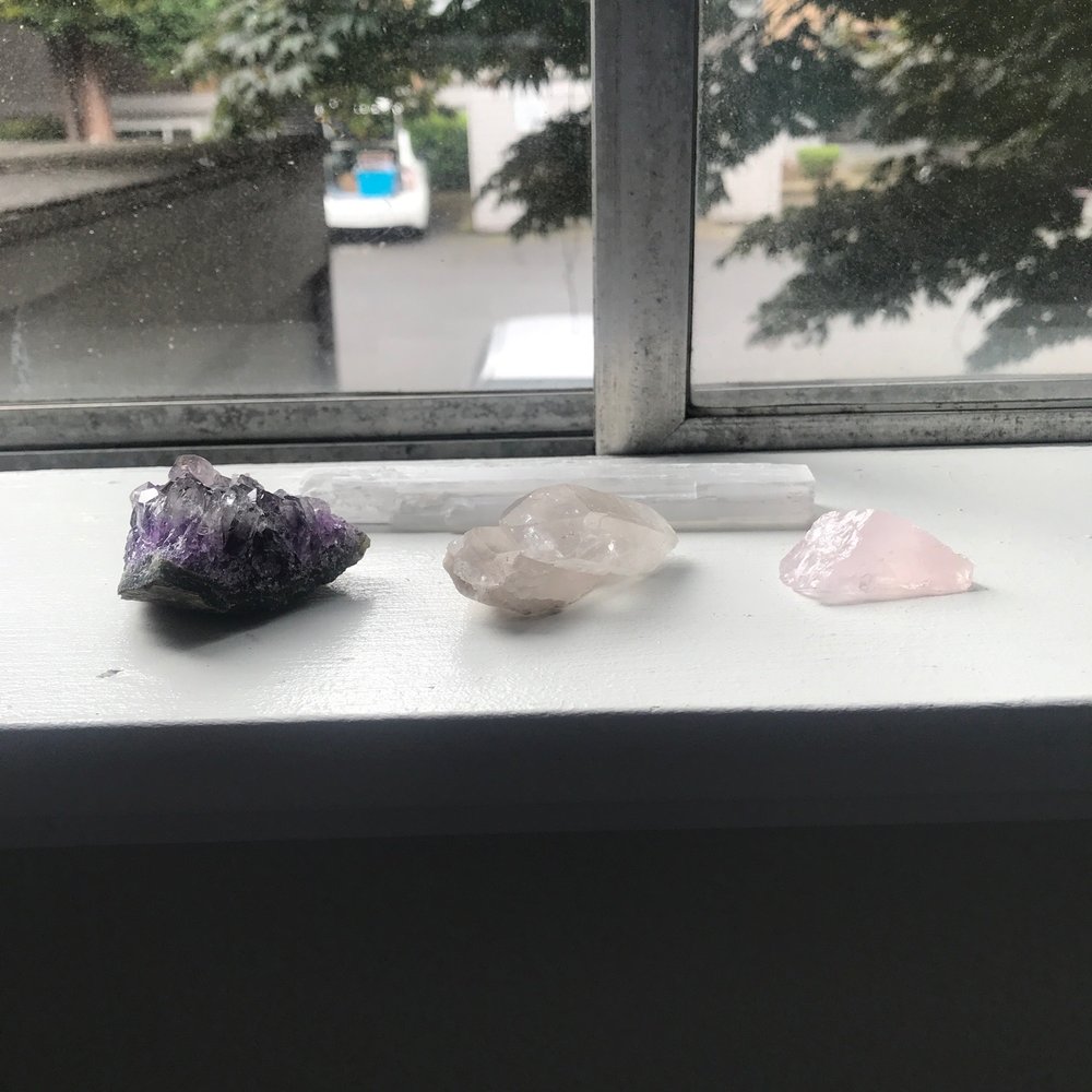 Forager Vintage - Crystals (amethyst, clear quartz, rose quartz, selenite) - Used, Vintage & Consignment Near Me - Beaverton, Oregon