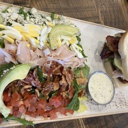Pick two - salad and 1/2 club sandwich