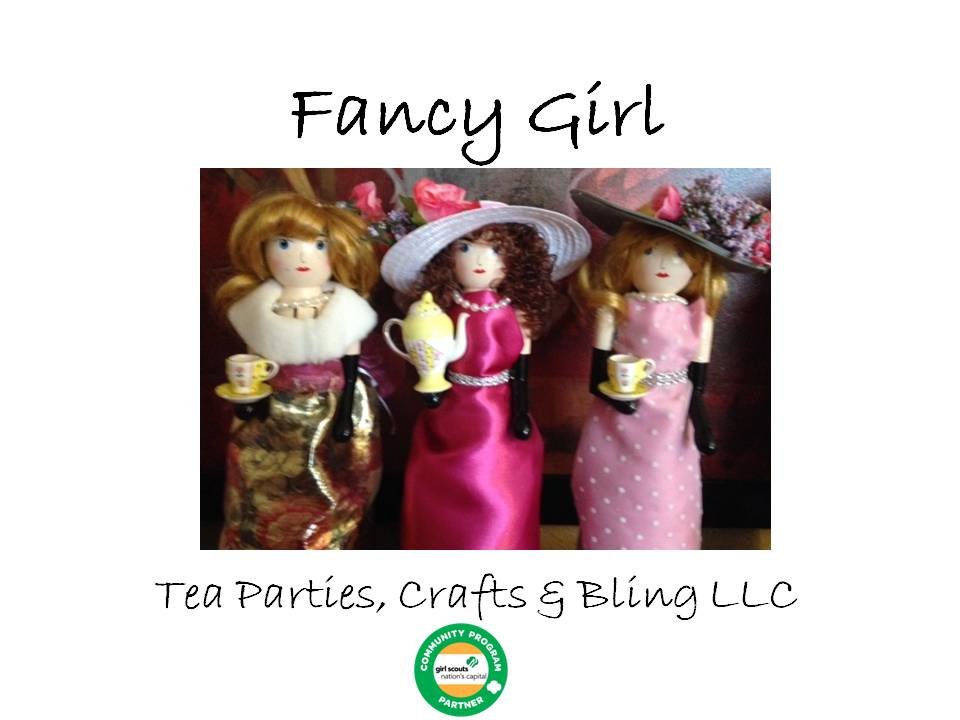 Fancy Girl Tea Parties, Crafts & Bling