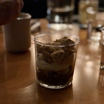 Nancy's Hustle - Chocolate cremeux - New American Near Me - Houston, Texas Nancy's Hustle - Chocolate cremeux - New American Near Me - Houston, Texas
