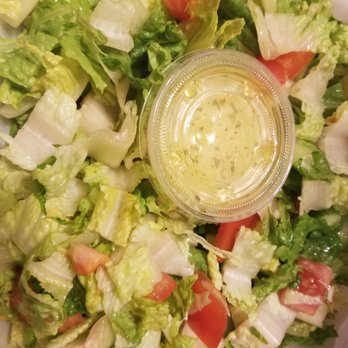 Waffa's Kitchen - Fresh salad with dressing - Mediterranean Near Me - Glendora, California Waffa's Kitchen - Fresh salad with dressing - Mediterranean Near Me - Glendora, California