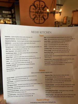 Menu photo 2 Medii Kitchen Anaheim Hills, CA Menu photo 2 Medii Kitchen Anaheim Hills, CA