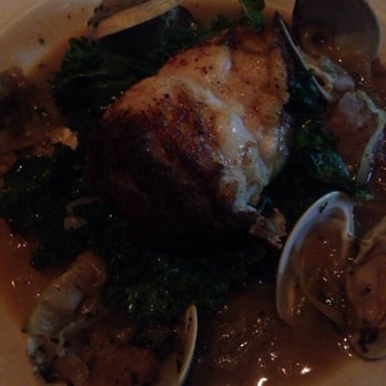 State Road - Monk Fish, clams, kale, sausage - New American Near Me - West Tisbury, Massachusetts State Road - Monk Fish, clams, kale, sausage - New American Near Me - West Tisbury, Massachusetts