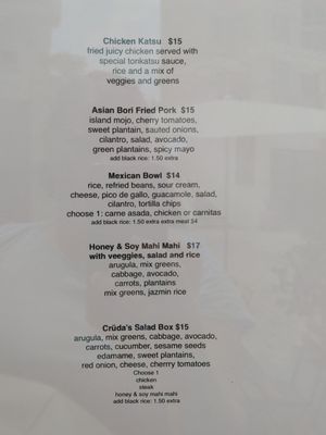 Menu photo 2 Cruda San Juan, PR