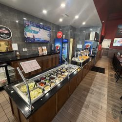 All You Can Eat Lunch Buffet#salad bar#pizza#fountain drink