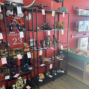 Bricks & Minifigs - Lubbock - LEGO set display area. - Toy Stores Near Me - Lubbock, Texas