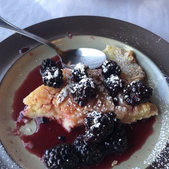 The Kitchen - Buttermilk pie with berry compote - Comfort Food Near Me - Manitou Springs, Colorado The Kitchen - Buttermilk pie with berry compote - Comfort Food Near Me - Manitou Springs, Colorado