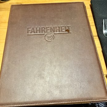 Fahrenheit 132 - Menu - Steakhouses Near Me - Fredericksburg, Virginia