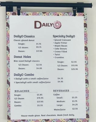 Menu photo 1 DailyO Donuts Atlanta, GA Menu photo 1 DailyO Donuts Atlanta, GA