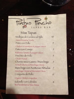 Menu photo 8 Pintxo Pincho Tapas Bar Woburn, MA Menu photo 8 Pintxo Pincho Tapas Bar Woburn, MA