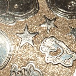 Princess Gold Creation - You can see where it's silver in the flash light