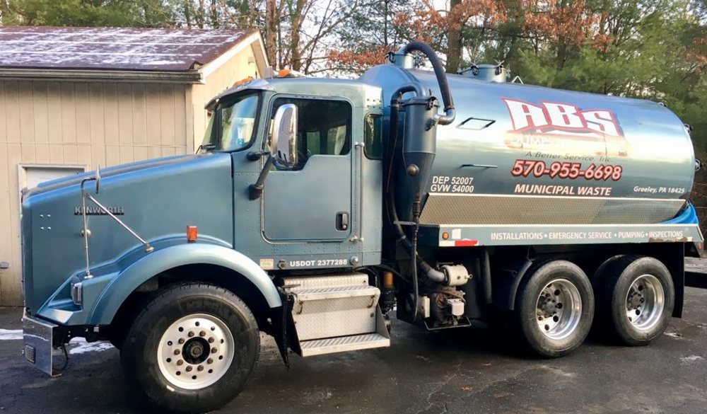 Slide of ABS Septic and Dumpster