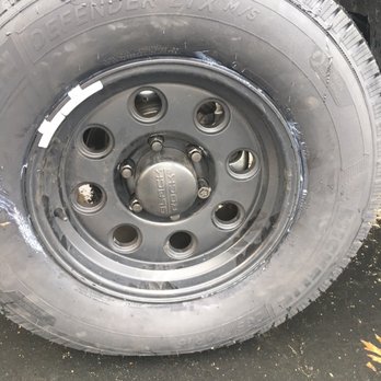 America's Tire - They put bright silver wheel weights on my wheel. If those were your wheels would you be happy with that? - Tires Near Me - Mountain View, California