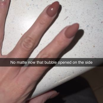 Bliss Nail Lounge - 1st try 24 hours nail bubbled and peeled - Nail Salons Near Me - Pueblo, Colorado Bliss Nail Lounge - 1st try 24 hours nail bubbled and peeled - Nail Salons Near Me - Pueblo, Colorado