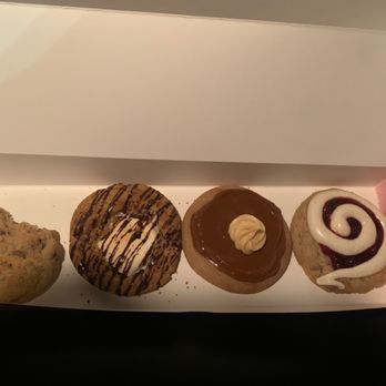 Crumbl - Chantilly - multi - box ! So delicious, I had to bite the chocolate chip before I made it home haha - Bakeries Near Me - Chantilly, Virginia
