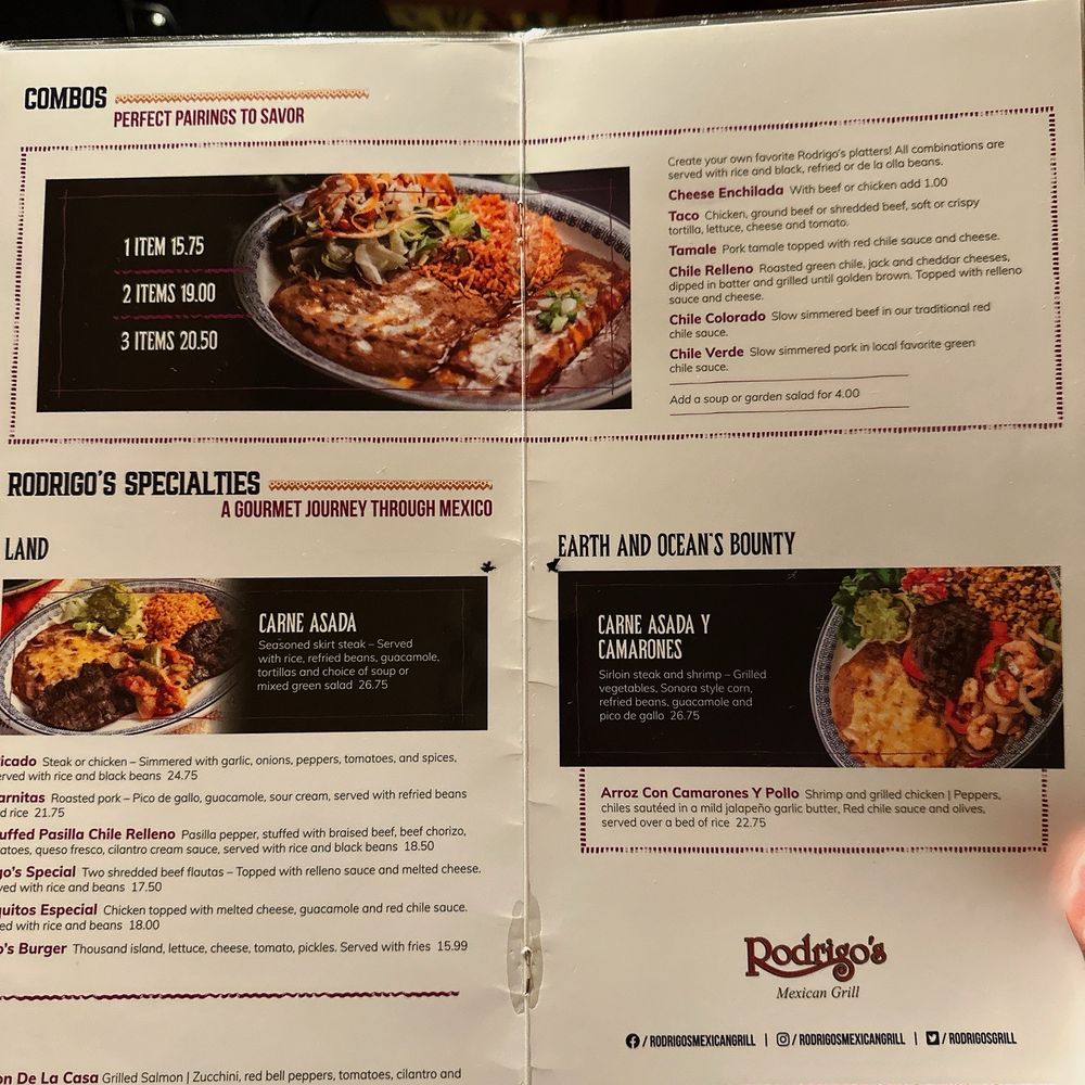 Rodrigo's Mexican Grill - Menu - Mexican Near Me - Riverside, California Rodrigo's Mexican Grill - Menu - Mexican Near Me - Riverside, California