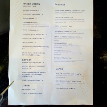 Sucre Table - Aug 2021: Menu Pic 2 of 2 - Bakeries Near Me - Tampa, Florida Sucre Table - Aug 2021: Menu Pic 2 of 2 - Bakeries Near Me - Tampa, Florida