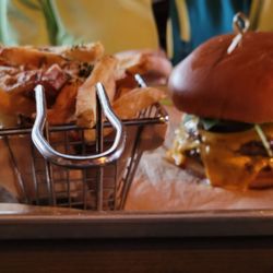 Bird Creek Farms - Burger and fries