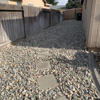 QD LANDSCAPING  - a gravel path in a backyard - Gardeners Near Me