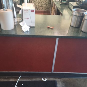 Wingstop - A chicken bone. Someone clearly ate it and placed on the counter. The floors are a mess. - Chicken Wings Near Me - Seattle, Washington Wingstop - A chicken bone. Someone clearly ate it and placed on the counter. The floors are a mess. - Chicken Wings Near Me - Seattle, Washington