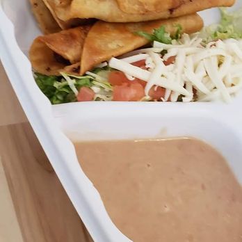 Healthy Substance - 4 flautas is never seen in other places. The salsa is also great! - Vegan Near Me - Chicago, Illinois