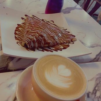 Kaffeinated Crepes and Coffee - Triple chocolate crepe - Coffee & Tea Near Me - San Antonio, Texas Kaffeinated Crepes and Coffee - Triple chocolate crepe - Coffee & Tea Near Me - San Antonio, Texas