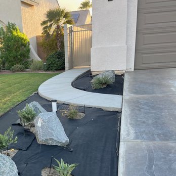 Desert Sunrise Pools - Manuel added a much needed path between the driveway & the side gate. Our pool guy was happy about the upgrade: No more gear over grass. - Pool & Hot Tub Service Near Me Desert Sunrise Pools - Manuel added a much needed path between the driveway & the side gate. Our pool guy was happy about the upgrade: No more gear over grass. - Pool & Hot Tub Service Near Me