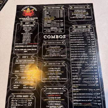 Crabby Crabby - Menu 3/17/25 - Seafood Near Me - Newark, California Crabby Crabby - Menu 3/17/25 - Seafood Near Me - Newark, California