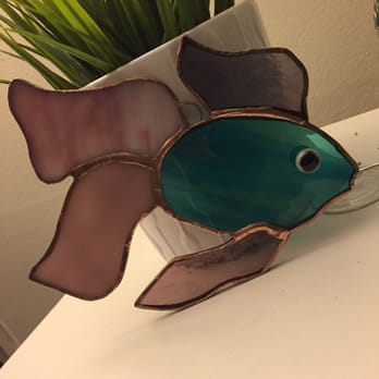 Ocean Stained Glass - My cute stained glass "work of art." Not too shabby, ay.. Thanks Val ;) - Art Schools Near Me - Seal Beach, California Ocean Stained Glass - My cute stained glass "work of art." Not too shabby, ay.. Thanks Val ;) - Art Schools Near Me - Seal Beach, California